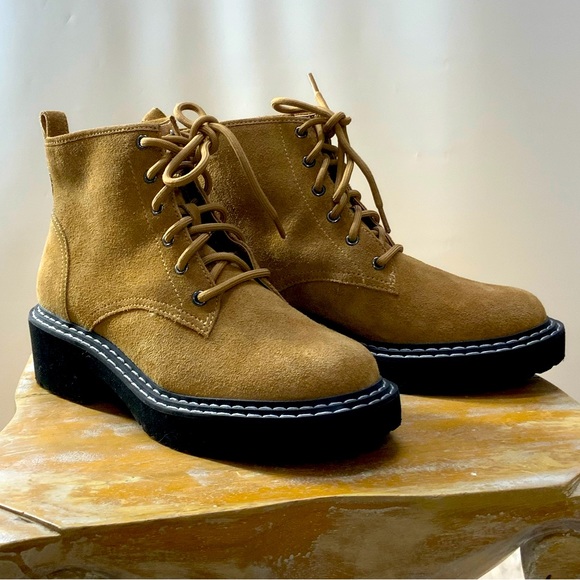 NWOT- LINEA Paolo Taylor Lace Up Boot - Picture 1 of 9